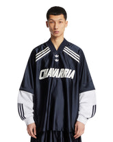 Adidas Originals X Willy Chavarria Blue LS Dazzle T-Shirt | PDP | Antonia