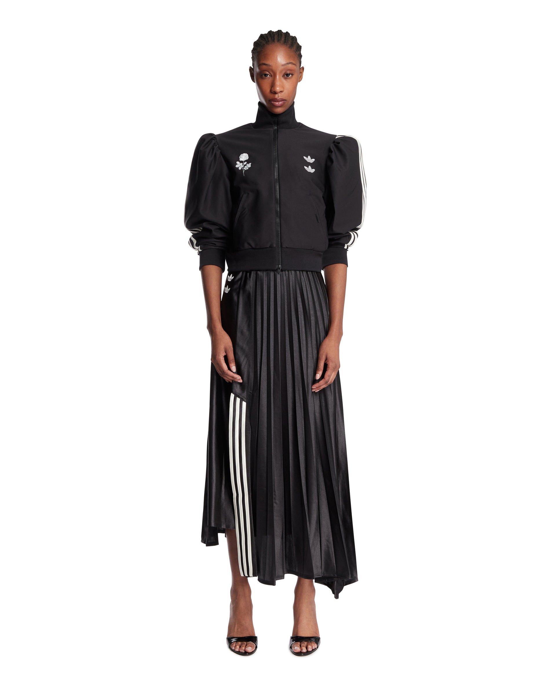 Adidas Originals x Willy Chavarria Black Pleated Skirt | ADIDAS