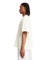 Bad Bunny x Adidas Originals White Thick Fabric T-Shirt | PDP | Antonia