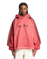 Thug Club x Adidas Originals Red Hoodie | PDP | Antonia
