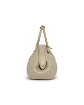 Borsa A Mano Purse In Pelle Grigia | PDP | Antonia