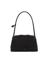 Black Bouledogue Leather Bag | PDP | Antonia