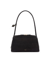 Black Bouledogue Leather Bag | PDP | Antonia