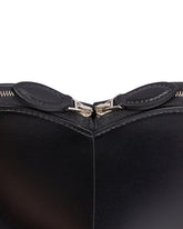 Black Leather Coeur Bag | PDP | Antonia