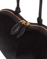 Brown Calf Hair Le Coeur Bag | PDP | Antonia