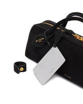 Black Suede Le Teckel Clutch | PDP | Antonia