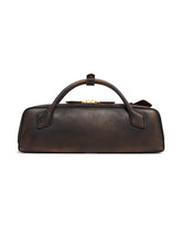 Pochette Le Teckel In Pelle Marrone | PDP | Antonia