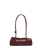 Burgundy Small Le Teckel Leather Bag - GIFT GUIDE | PLP | Antonia