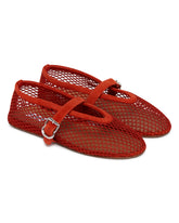 Ballerine Flat In Rete Rosse | PDP | Antonia