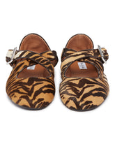 Animalier Cross-Over Flat Ballerinas | PDP | Antonia