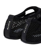Black Mesh Slippers | PDP | Antonia