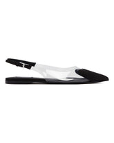 Black Le Coeur Slingback Flats | PDP | Antonia