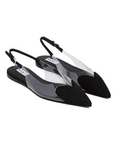 Black Le Coeur Slingback Flats | PDP | Antonia