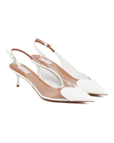 White Le Coeur Slingbacks | PDP | Antonia
