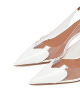 White Le Coeur Slingbacks | PDP | Antonia