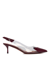 Burgundy Le Coeur Slingbacks | All | Antonia