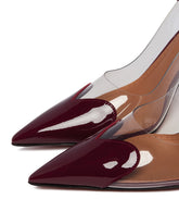 Burgundy Le Coeur Slingbacks | PDP | Antonia