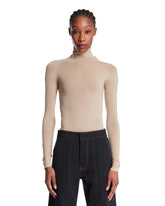 Beige Second-Skin Bodysuit | PDP | Antonia