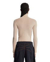 Beige Second-Skin Bodysuit | PDP | Antonia