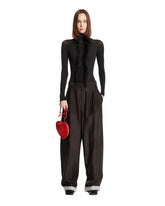 Black Fitted Fringe Top | PDP | Antonia