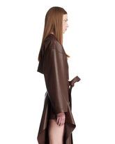 Top Con Cintura In Pelle Marrone | PDP | Antonia