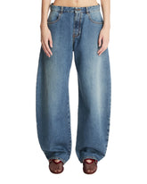 Jeans Arrotondati Ampi Blu | PDP | Antonia