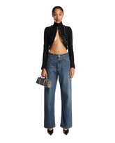 Blue Low-Rise Denim Pants | PDP | Antonia