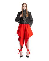 Red Panelled Trousers | PDP | Antonia