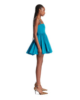 Blue Peplum Mini Dress | PDP | Antonia