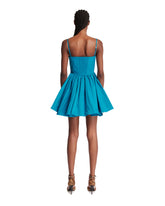 Blue Peplum Mini Dress | PDP | Antonia