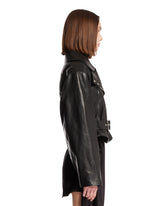 Black Leather Biker Jacket | PDP | Antonia