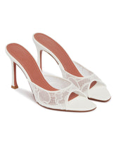 White Alexa Lace Slippers | PDP | Antonia