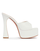 Mules Con Plateau Dalida Bianche | PDP | Antonia