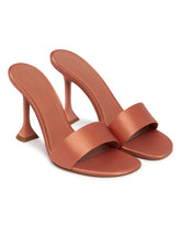 Beige Andreea Satin Sandals | PDP | Antonia