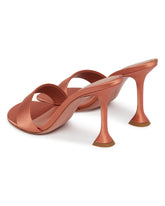 Beige Andreea Satin Sandals | PDP | Antonia