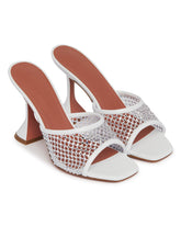 Mules Lupita Net Con Cristalli Bianche | All | Antonia