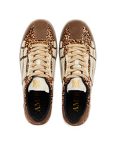 Animalier Pacific Bones Suede Sneakers | PDP | Antonia