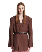 Brown Viscose Jacket | PDP | Antonia