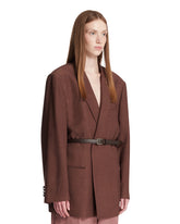 Brown Viscose Jacket | PDP | Antonia