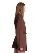 Brown Viscose Jacket | PDP | Antonia