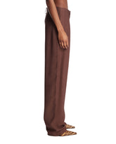 Brown Temi Viscose Trousers | PDP | Antonia