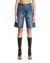 Blue Denim Bermuda Shorts | PDP | Antonia