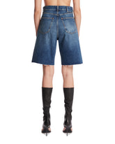 Blue Denim Bermuda Shorts | PDP | Antonia