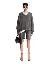 Black Denim Bermuda Shorts | PDP | Antonia