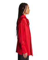 Camicia Elide In Seta Rossa | PDP | Antonia