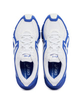 Comme des Garcons Shirt x Asics White and Blue Gel Sneakers | PDP | Antonia