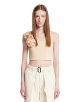 Beige Cropped Top | PDP | Antonia