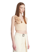 Beige Cropped Top | PDP | Antonia