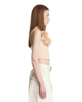 Beige Cropped Top | PDP | Antonia