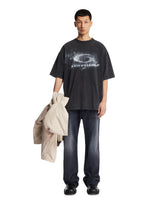 Black Crayon Loop T-Shirt | PDP | Antonia